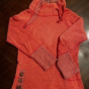 Prana Button Mock Sweater